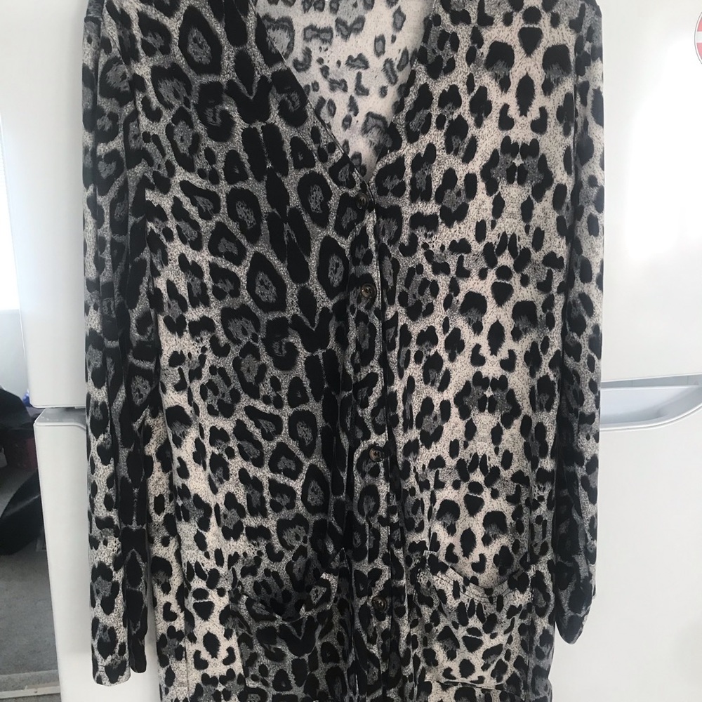 Leopard print light jacket